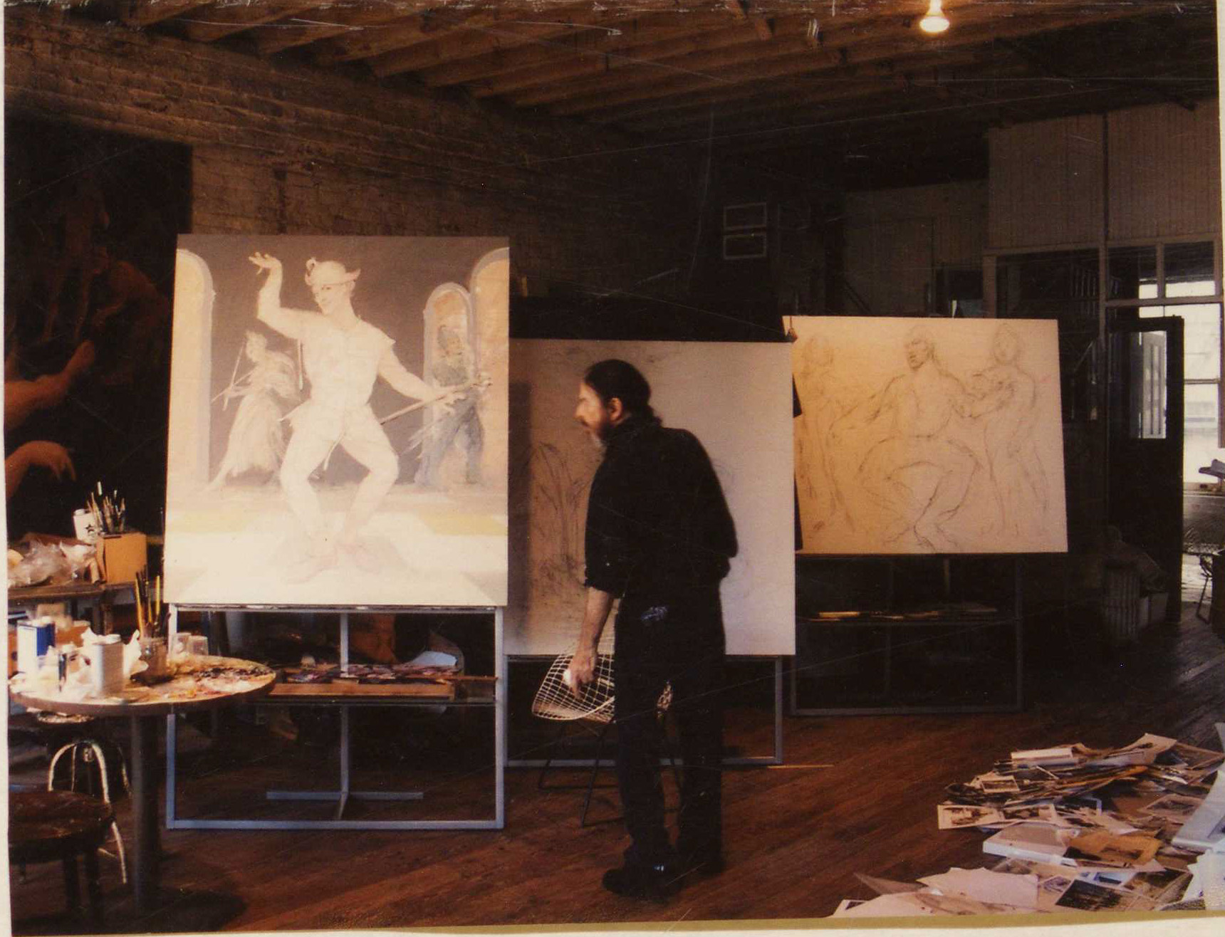 Dureau in Studio, photog unknown